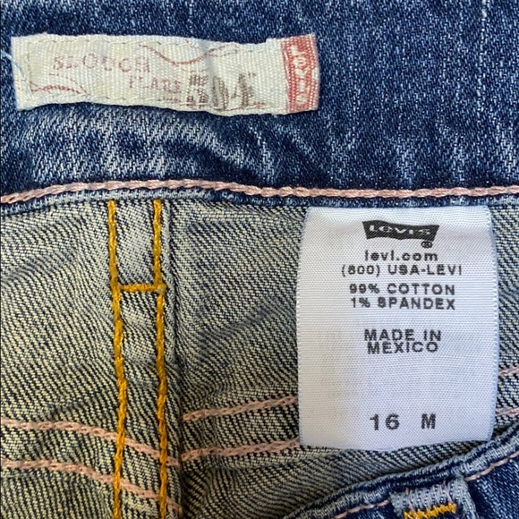 Levis 504 Slouch Flare 90s Jeans Sz 16 M 31L HTF - Picture 10 of 12